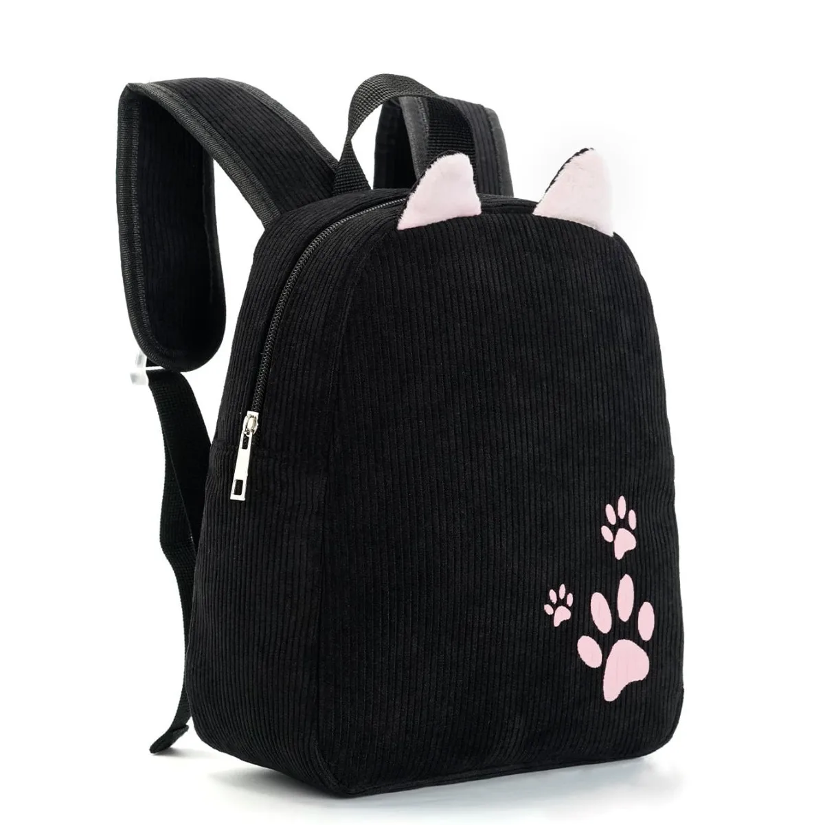 Cross-border hot-selling kindergarten schoolbags for children, girls, boys, corduroy multi-color new solid-color baby cute bags 1