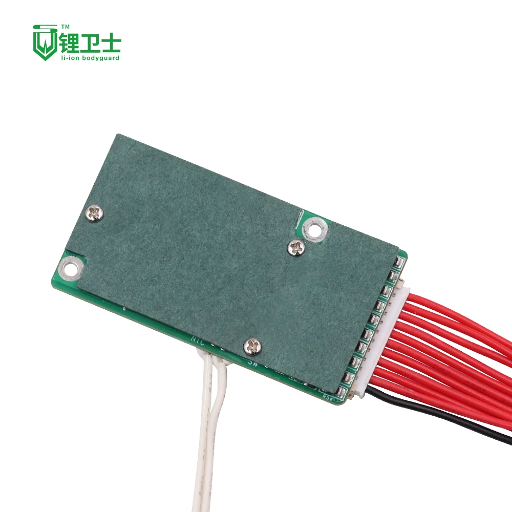 LWS Balanced PCM Battery Management System 7S 8S 10S 15A li-ion LiFePO4 24V 36V 10S BMS ON/OFF Switch for electric bike