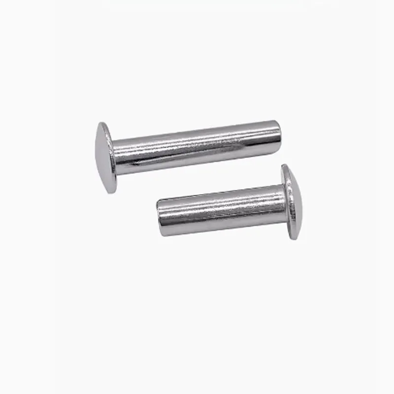 304 stainless steel semi-hollow rivet flat round head semi-hollow core hollow nail hollow round head M1.5M2-M2.5