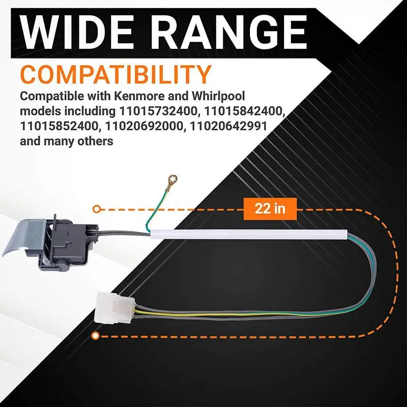 Washer Lid Switch Replacement part Compatible with 70 80 and 90 Series Washers PS1174 AP6008880 EAP1174 WP3949238