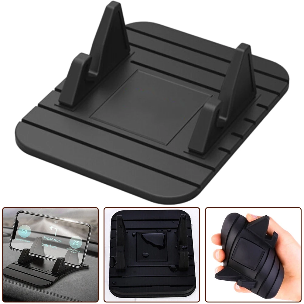 

Auto Dashboard Anti Slip Mat Rubber Mount Holder Pads Stand Universal Dashboard Silicone Mount For Mobile Phone GPS Holder