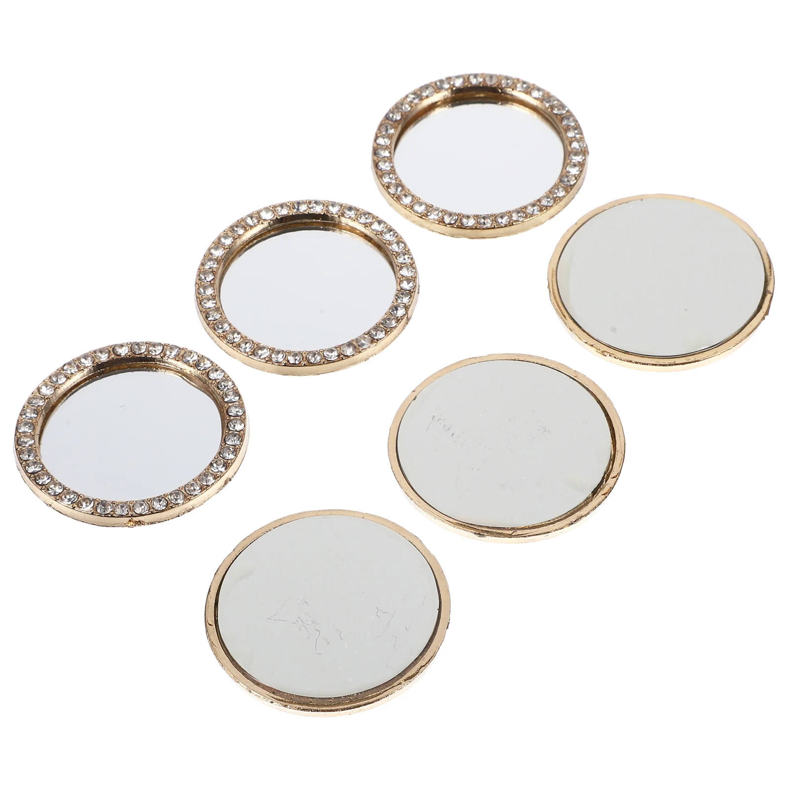 

6 Pcs DIY Mobile Phone Accessories 6pcs (round Small (gold)) for Streaming