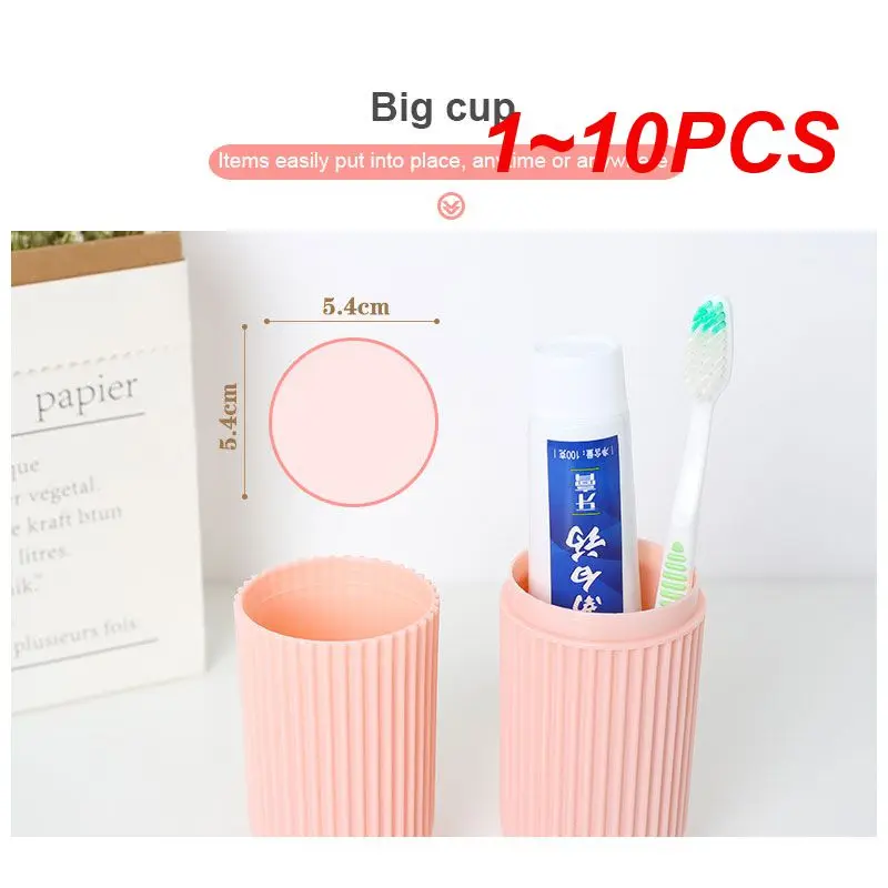 

1~10PCS Travel Portable Toothbrush Toothpaste Holder Storage Case Box Organizer Household Storage Cup Outdoor Holder Bathroom