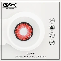 Vibrant Natural Look Colored Contact Lenses (VG Red)