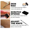 Halloween Makeup Kit Professional Face Body Paint Spooktacular Wound Scar Wax Makeup Fake Scab Blood Spatula Spooky Painting Kit 4
