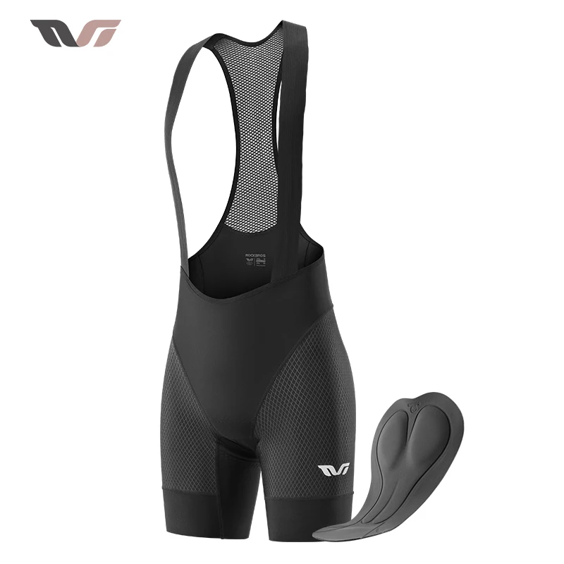ROCKBROS Women's Cycling Shorts Breathable Comfort Shock Absorbtion Sports Shorts MTB Long Distance Bicycle Clothes Pocket