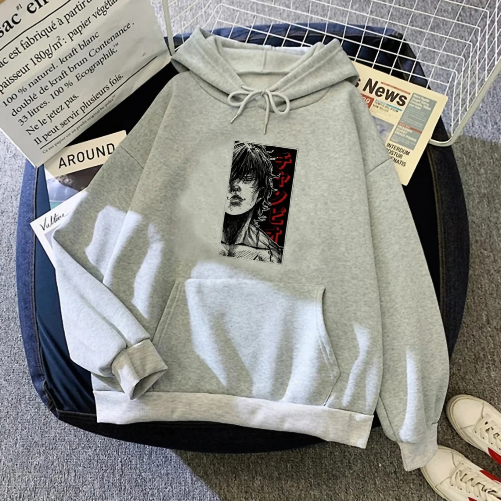 

Yujiro Hanma Baki hoodies women gothic vintage sweater tracksuit female Fleece sweatshirts