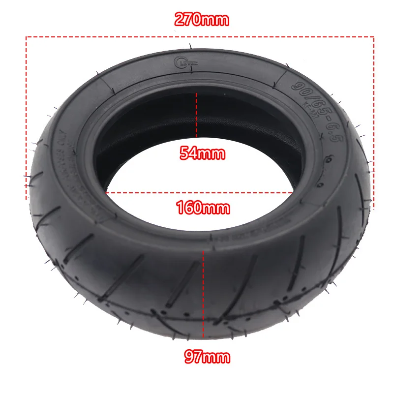 49cc pocket bike Wheel 90/65-6.5 front whell set Vacuum tire for 47cc