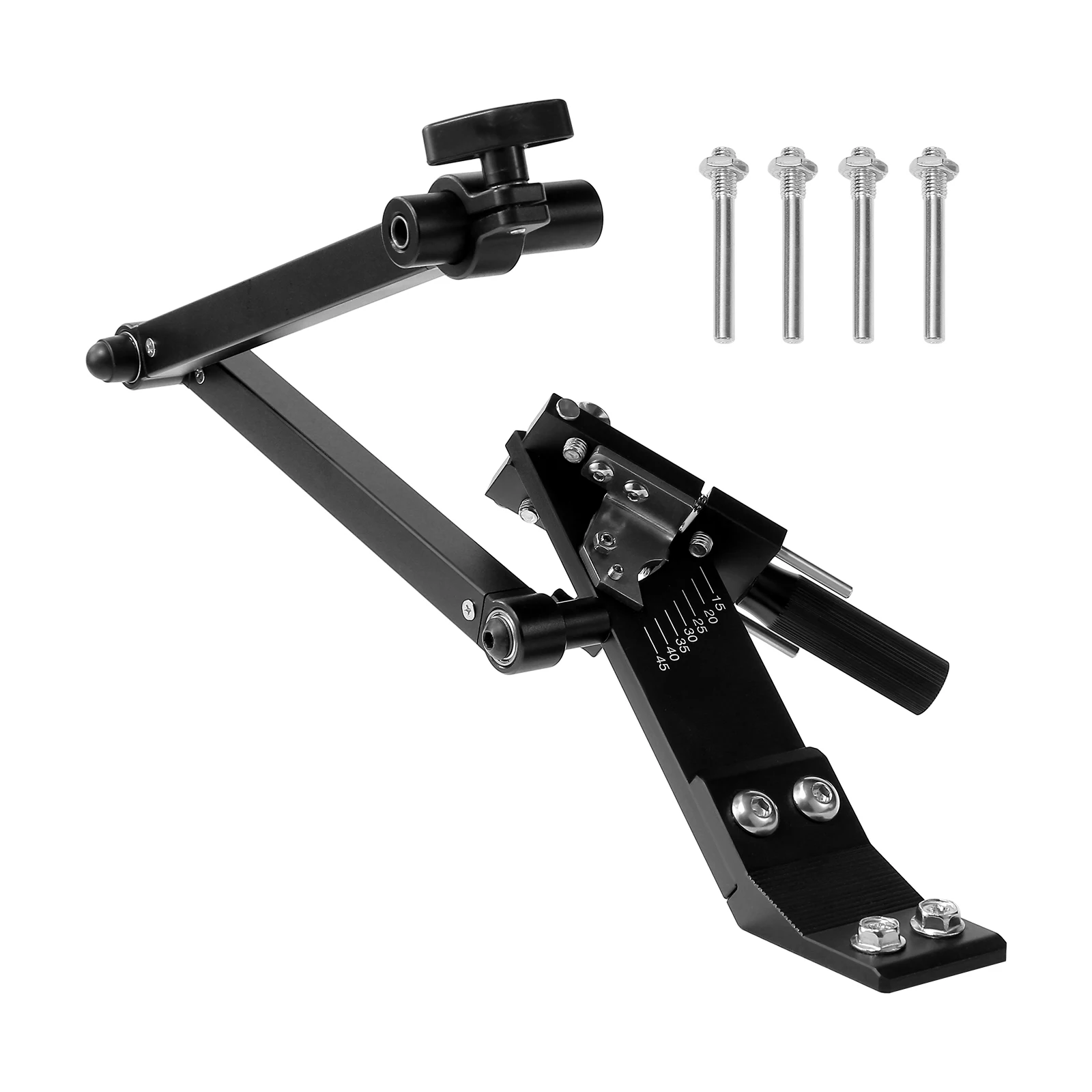 SucceBuy Lawn Mower Blade Sharpener 15° - 45° Adjustable Lawnmower Blade Sharpening Tool Compatible with Most Angle Grinders