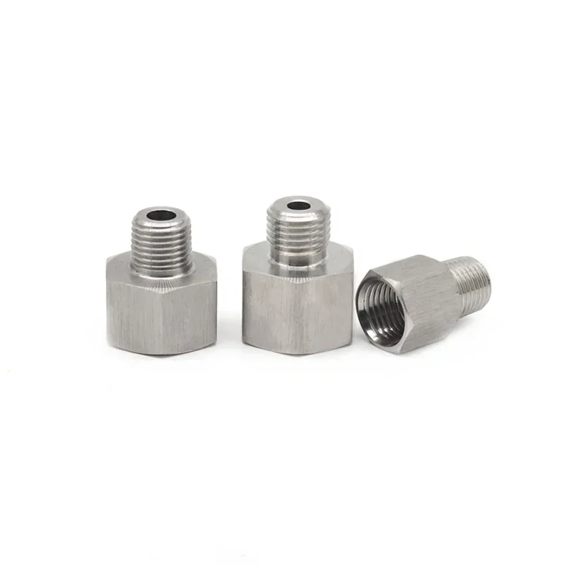 Pipe Fitting 1/8" 1/4" 3/8" 1/2" 3/4" BSP Female To Male Thread 304 Stainless Steel High Pressure Resistant Connector Adapter