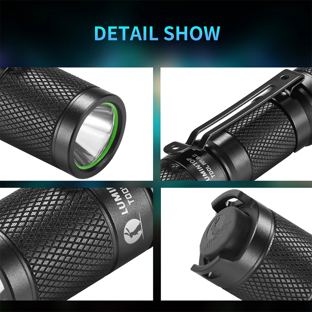 ACTIVEFIRE Mini AA Pen Portable LED Light, Super Bright, Waterproof Keychain Torch, Clip-On Light, Powered By AA Or 14500 Batteries - View #2