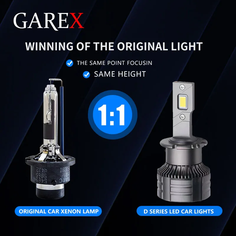 D2S D3S LED Car Headlight 70W 12000LM Auto lamps D1S D4S D5S D8S 12V Lights Replace Original Vehicle Xenon Bulbs CANbus No Error
