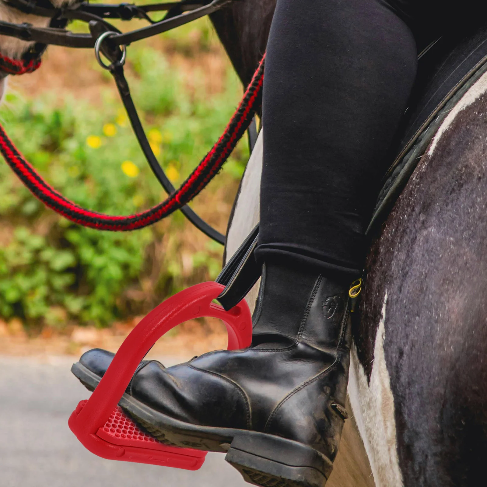 HighStrength POM Saddle Accessories Durable Safety Stirrups For Riding Horse Saddle Parts Equestrian Western Replacement
