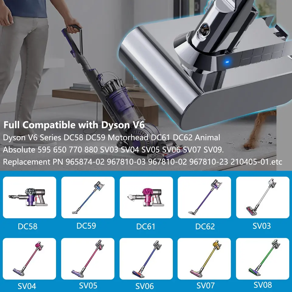 Dyson V6 SV11 掃除機 本体 + 付属品 Amazon.co.jp: ダイソンV6掃除機用V6バッテリーアダプター