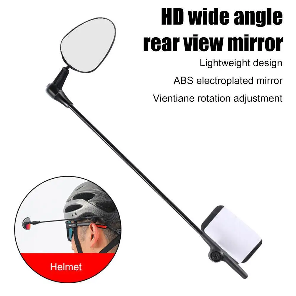 Description Picture 3 of itemBike Helmet Rearview Mirror 360 Degree Adjustable Wide Angle Lightweight Bike Riding Mirror Bicycle Rearview Mirrors Accessories