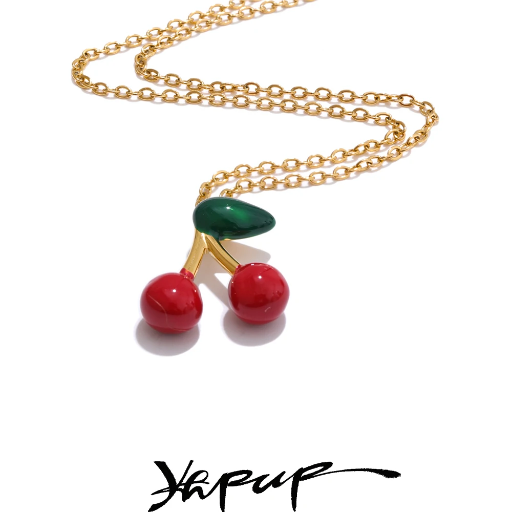 Yhpup Pendant Necklace Stud Earrings