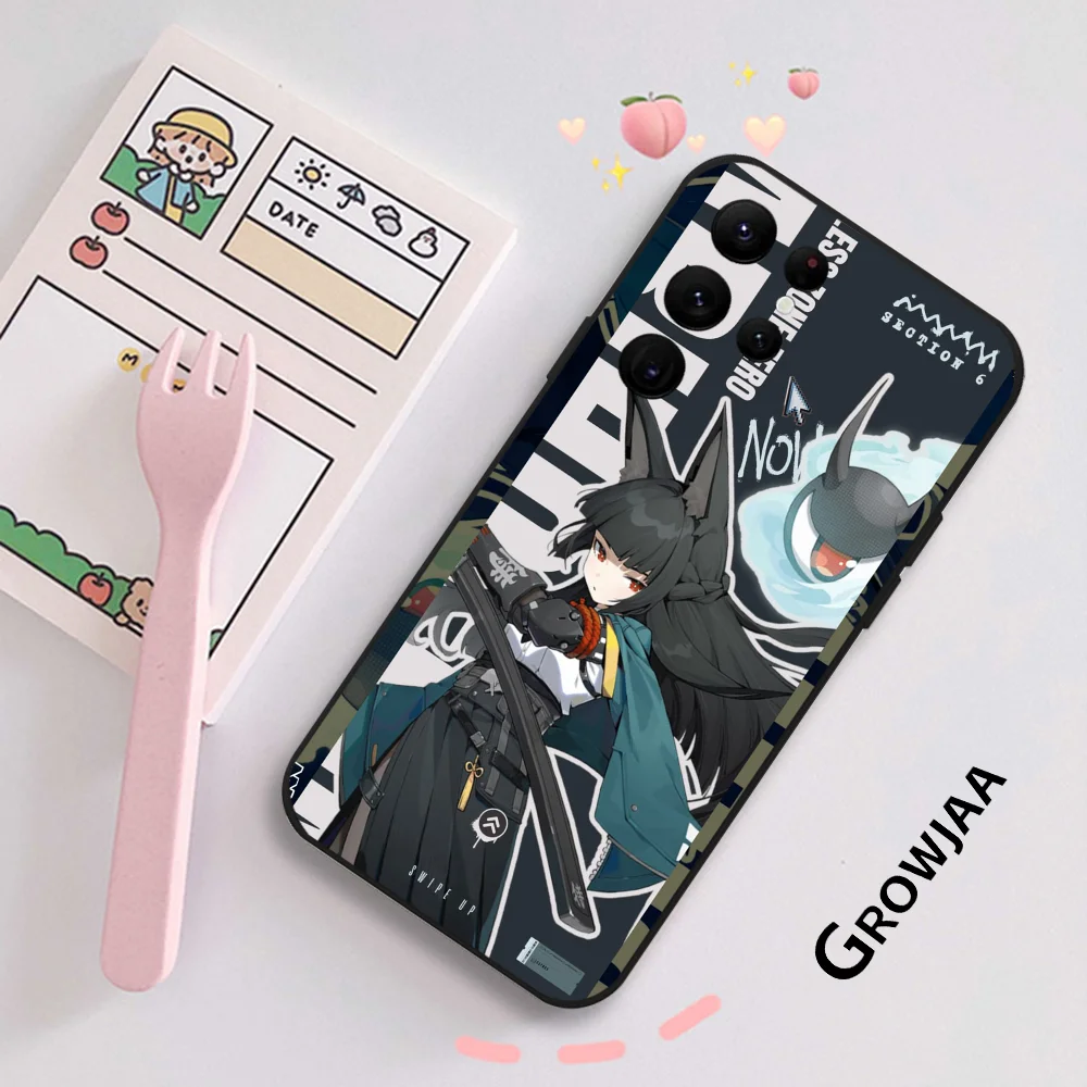 Miyabi Hoshimi Design Protective Silicone Phone Case