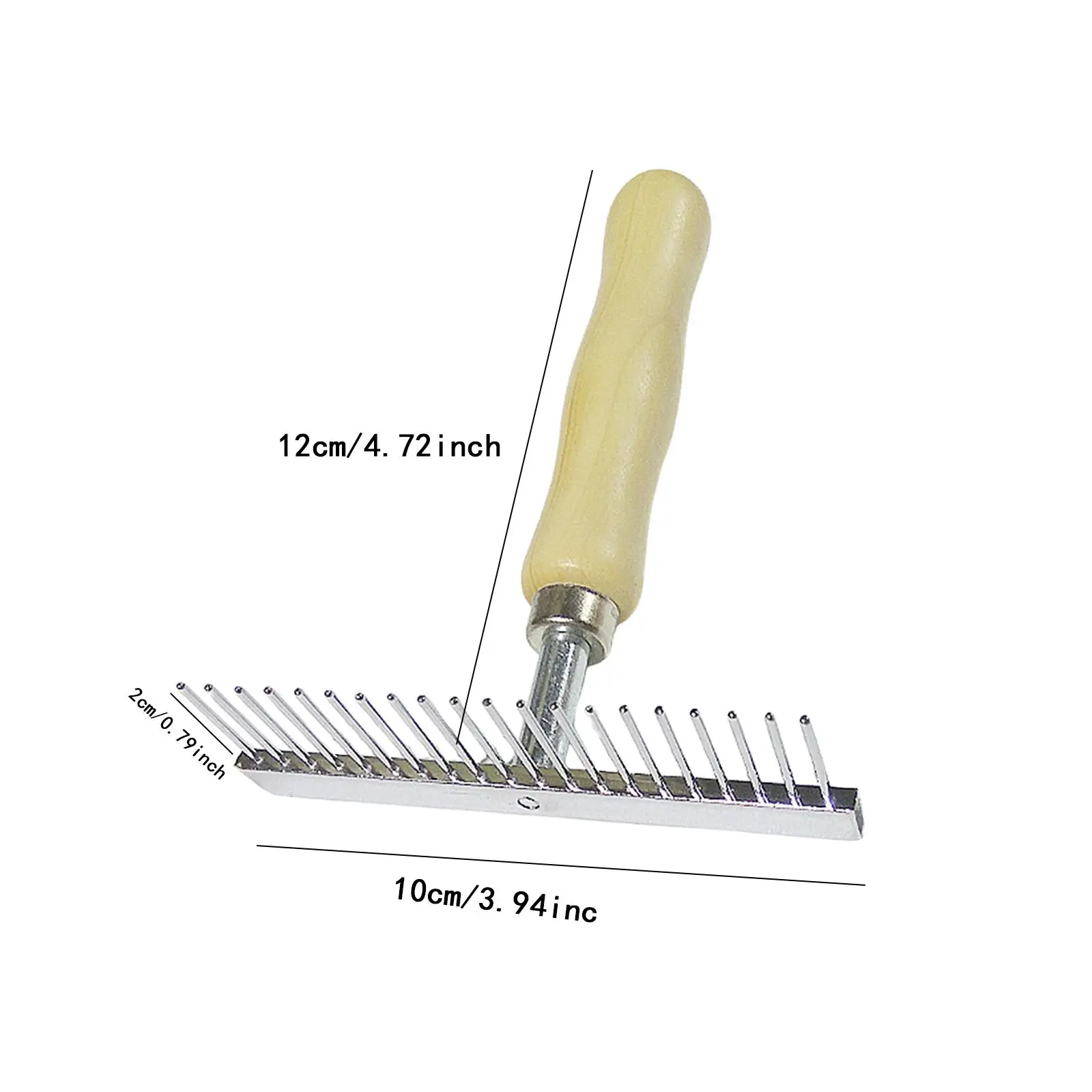Carpet Rake Carpet Comb Pet Hair Remover Quick Restoration Pet Rake Comb Dog Grooming for Rug Steps Hallways