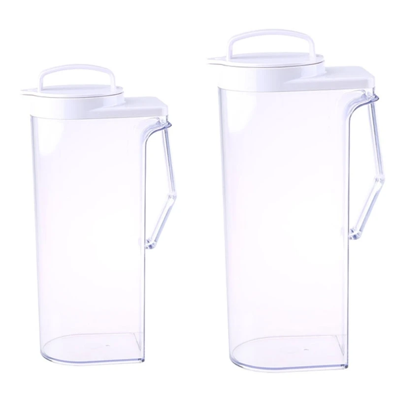 

R2JC Герметичный кувшин для холодной воды большой емкости Прозрачный пластиковый кувшин для воды Контейнеры для воды