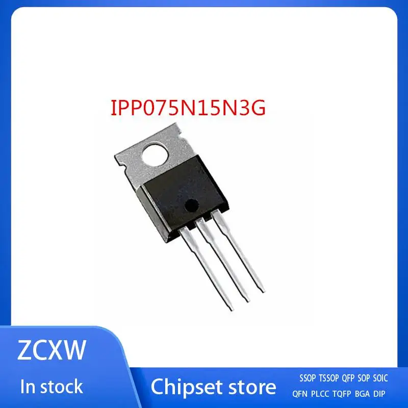 

10 шт./лот IPP075N15N3G IPA075N15N3G 075N15N TO-220-3/220F