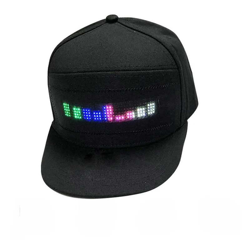 Concert with Bluetooth Controlled LED Advertising Hat Mobile Application Fashion Hat Grand Event Festival Party Hip-hop Hot Hat