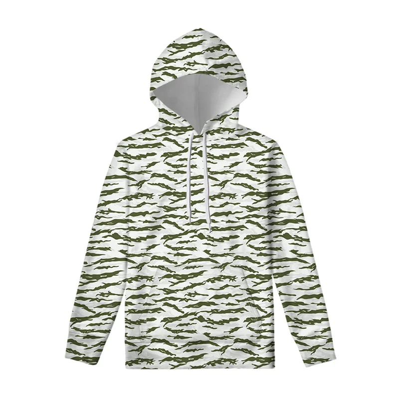 thumbnail image 1 of Sudadera con capucha con estampado 3D de rayas de tigre del desierto para hombre y niño, jersey de camuflaje a la moda, sudadera holgada para primavera y otoño, ropa para hombre, 1 of 5
