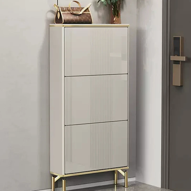 

Nordic Shoe Cabinets Space Saving College Wooden Holder Balcony Shoe Cabinets Closets Display Scarpiera Salvaspazio Room Decor