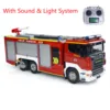 Toys 1/14 6x4 Radio Control Fire Fighting Truck RC Fire Vehicles Painted Assembled Model Lights Sounds Cars for Boy Gift TH23921 1
