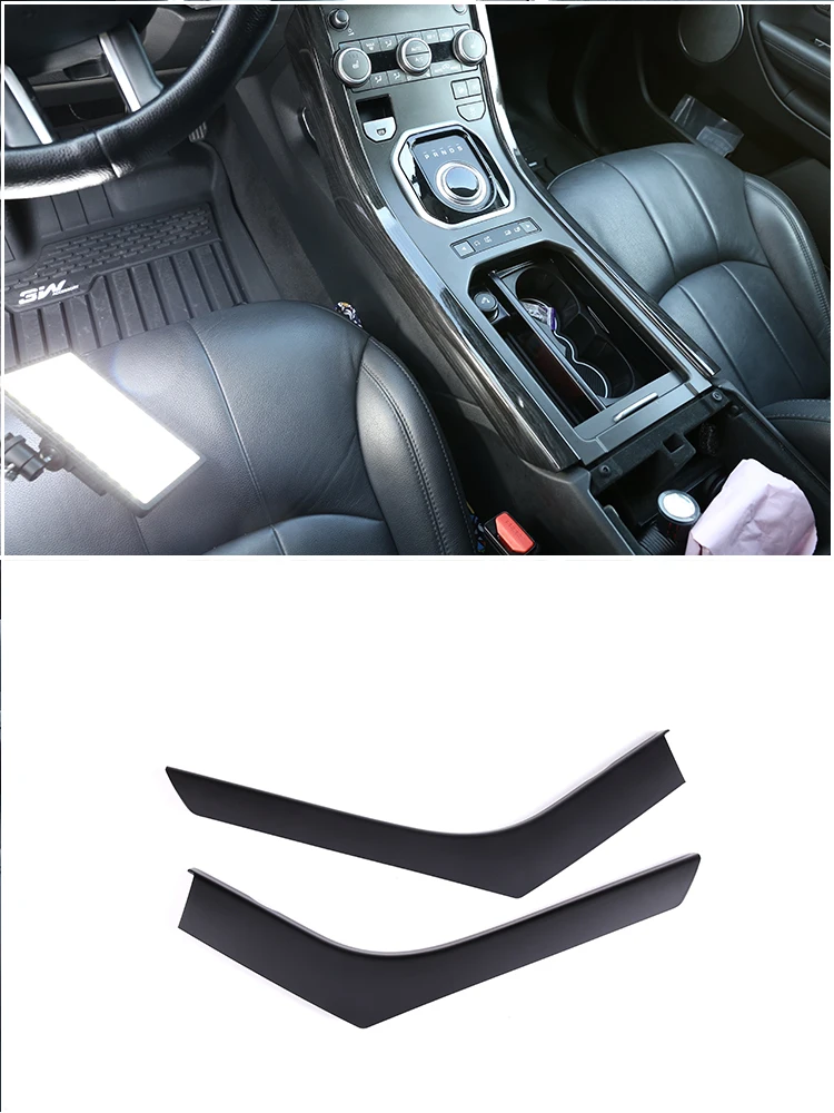 Für Land Rover Range Rover Evoque 12-18: Zierleisten für die Mittelkonsole, ABS-Seitenschutz-Zubehör für die Mittelkonsole – Detail 5