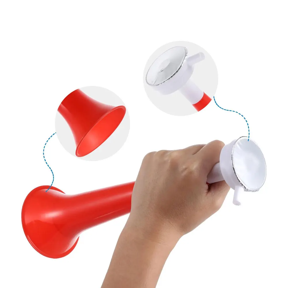 1Pc Plastic Trumpet Cheer Horn Football Basketball Game Fans Cheerleading Props Kid Gifts Vuvuzela Trumpet plastic horn football noise makers