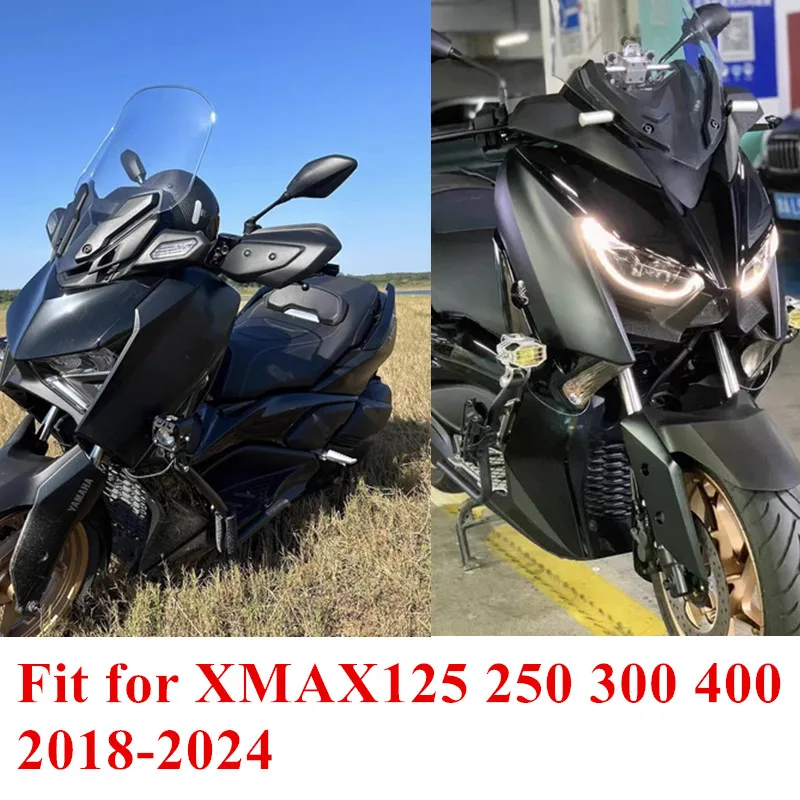 Modified motorcycle accessories Crash guard bumper Crash bar with footrest For xmax300 year xmax300 -