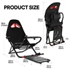 Racing Simulator Cockpit for or Thrustmaster T248X T248 T300 T150 458 TX Xbox PS5 PS4 PC (Black) 6