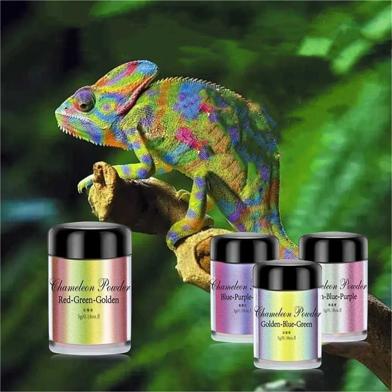 Mirror Chameleon Resin Pigment Glitter Magic Discolored Pearlescent Powder DIY Nail Art Eye Shadow UV Resin Epoxy Jewelry Making