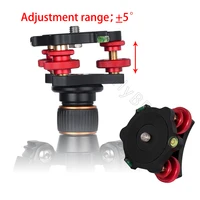 Tripod Speedy Leveling Base Leveler Adjusting Base Panning Level Plate With Bubble Level For   DSLR Camera - Image 2