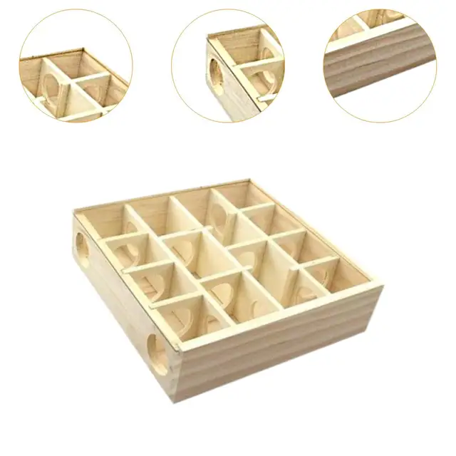 Maze Tunnel Toy Enrichment Playing Hiding Tool Exercising Hamster Room Multi Chamber Hideout Hamster Digging Box Pet Habitat 5