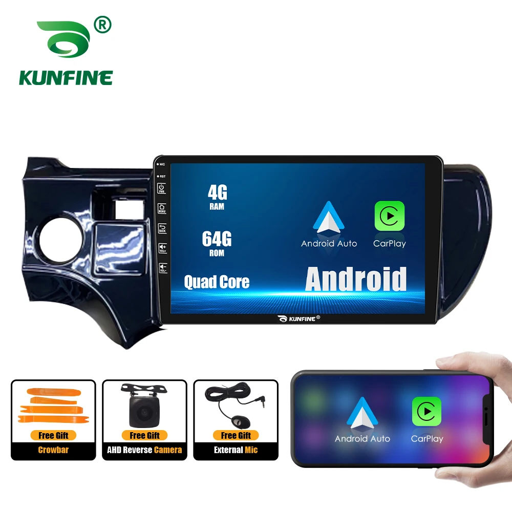9" Wireless CarPlay & Android Auto Stereo For Toyota Prius C 2012-2014 | 4G+64G Android 13, Backup Camera - View #12