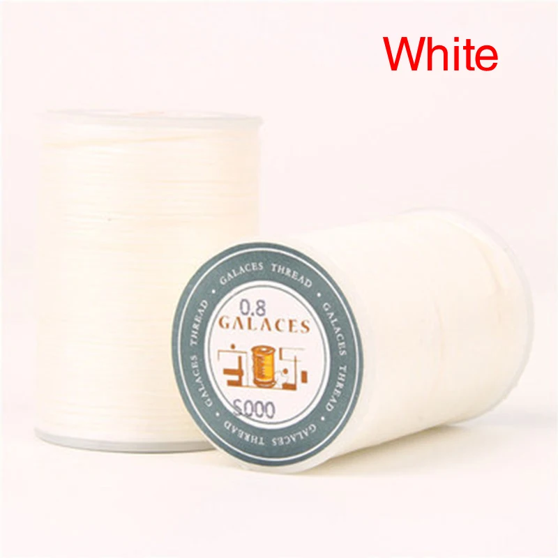 Waxed Thread 0.8mm 90m for Repair Cord String DIY Handmade Sewing Leather Wax Stitching Case Arts waxed thread