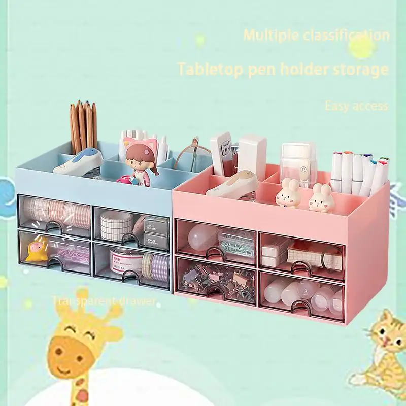 

Organizer Storage Box Organizers Of Cabinets And Drawers Stationery Hand Ledger Student Desktop Storage Drawer Style Storage Box