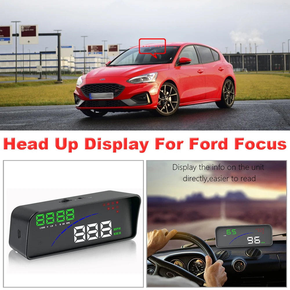 Head Up Display Für Ford Focus ST MK2/MK3/MK4 2011-2020 Auto HUD Auto  Elektronische Zubehör projektor Windschutzscheibe Plug & Play - AliExpress