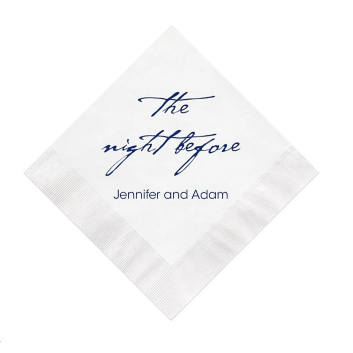 

50pcs The Night Before Rehearsal Dinner Wedding Napkins Personalized Modern Cocktail Napkins