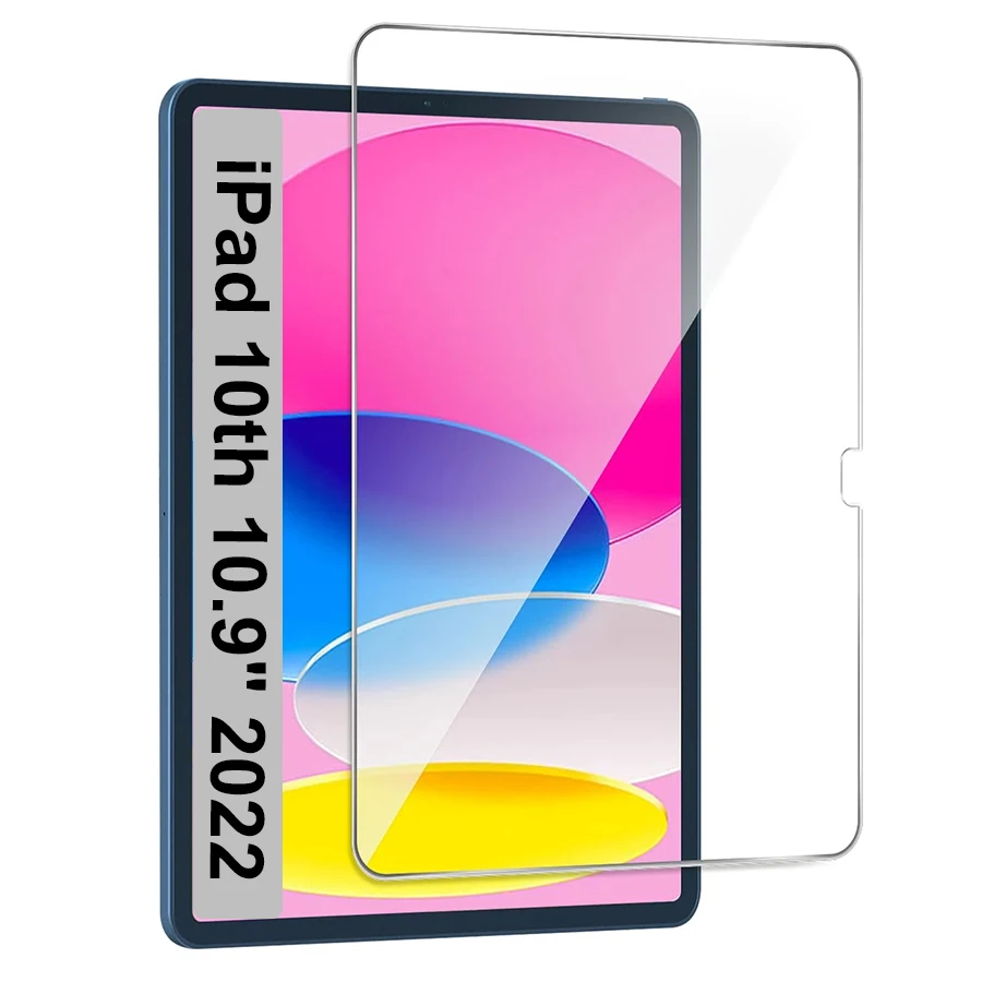 iPad 10세대 10.9인치 강화 유리 화면 보호기 IPAD 10 10.9 2022 태블릿 방지 보호 필름 A2696 A2757 A2777