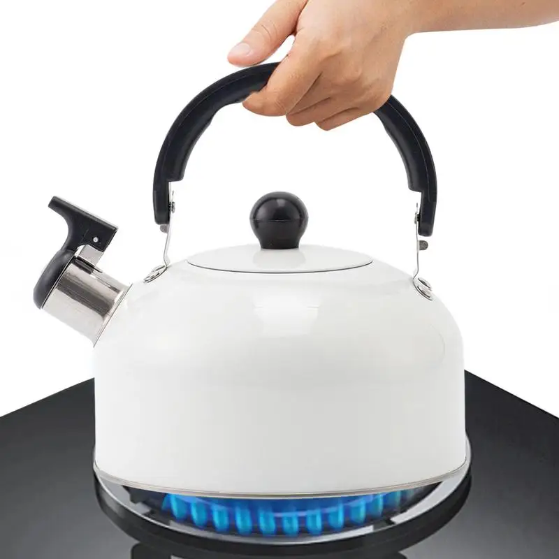 

Tea Kettles Stovetop Whistling Stainless Steel Induction Cooker Kettle with Anti scalding Handle for Boil Water kitchen suppliy