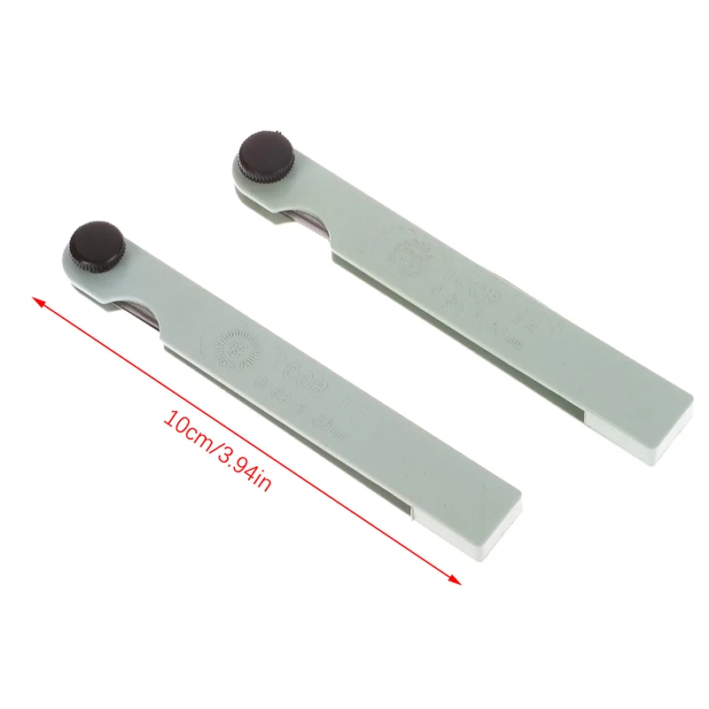 14/17 Blades Feeler Stainless Steel Gap 0.05-1.0mm Thickness Filler Gauge Tool Feeler Gauge Metric Thickness Set
