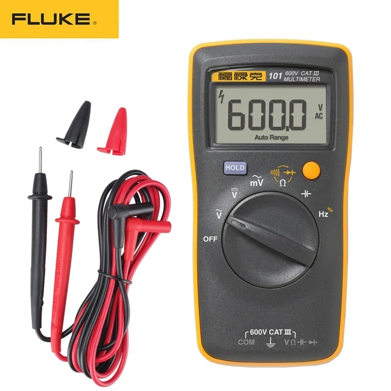 Fluke F101 F106 F107 Multimetro Tascabile Tester Digitale Intelligente Voltmetro Professionale Resistenza Capacità Frequenza Multi Meter