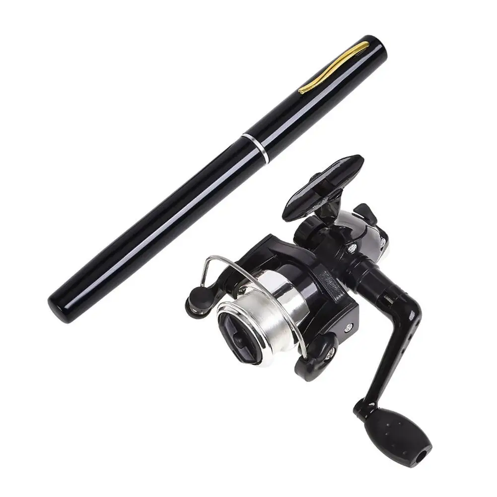 Outdoor Portable Pen Fishing Rod Ultralight Telescopic Fishing Pole Mini  Travel Pocket Rod Set With Wheel Fishing Accessories - AliExpress