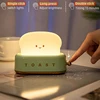 Bread Toast Table Light Toaster Nightlight Creative USB Rechargeable Led Lamp Decor Holiday Baby Bedroom For Birthday Gift 4