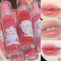 6Color Cat Mirror Lip Glaze High Gloss Moisturizing Sexy Red Lip Tint Lipstick Lip Essence Long Lasting Lipgloss Korean Cosmetic 1