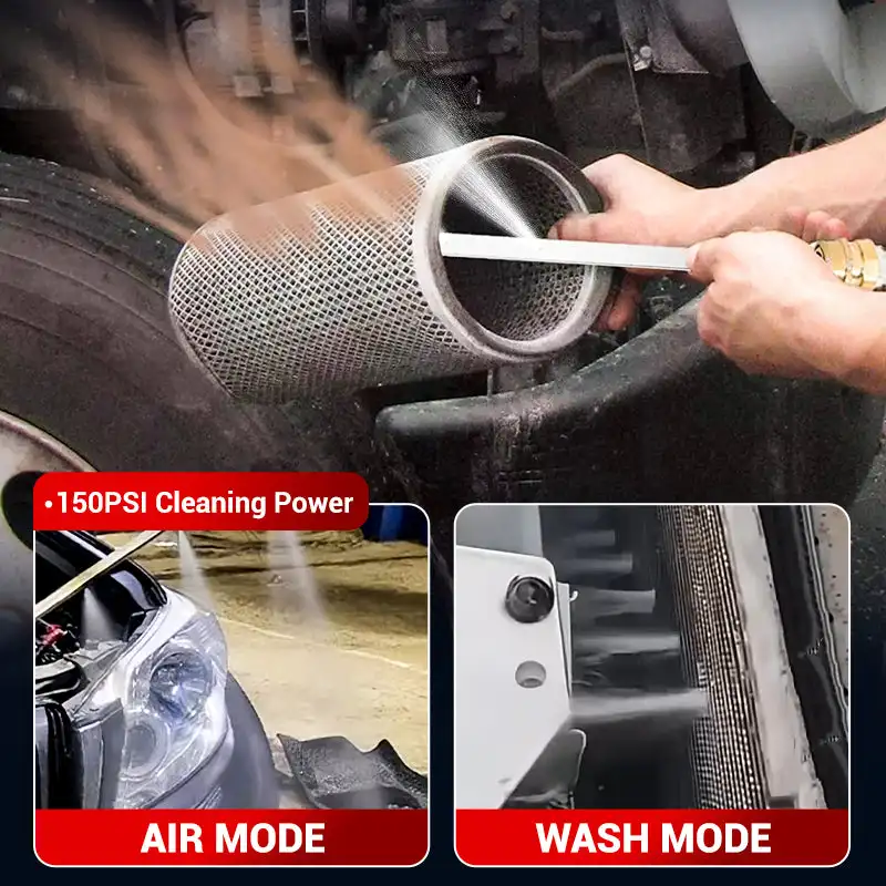 Radiator Cleaning Wand For Pressure Washers - 4500 PSI Flush Tool For Cars, Trucks, Gutters