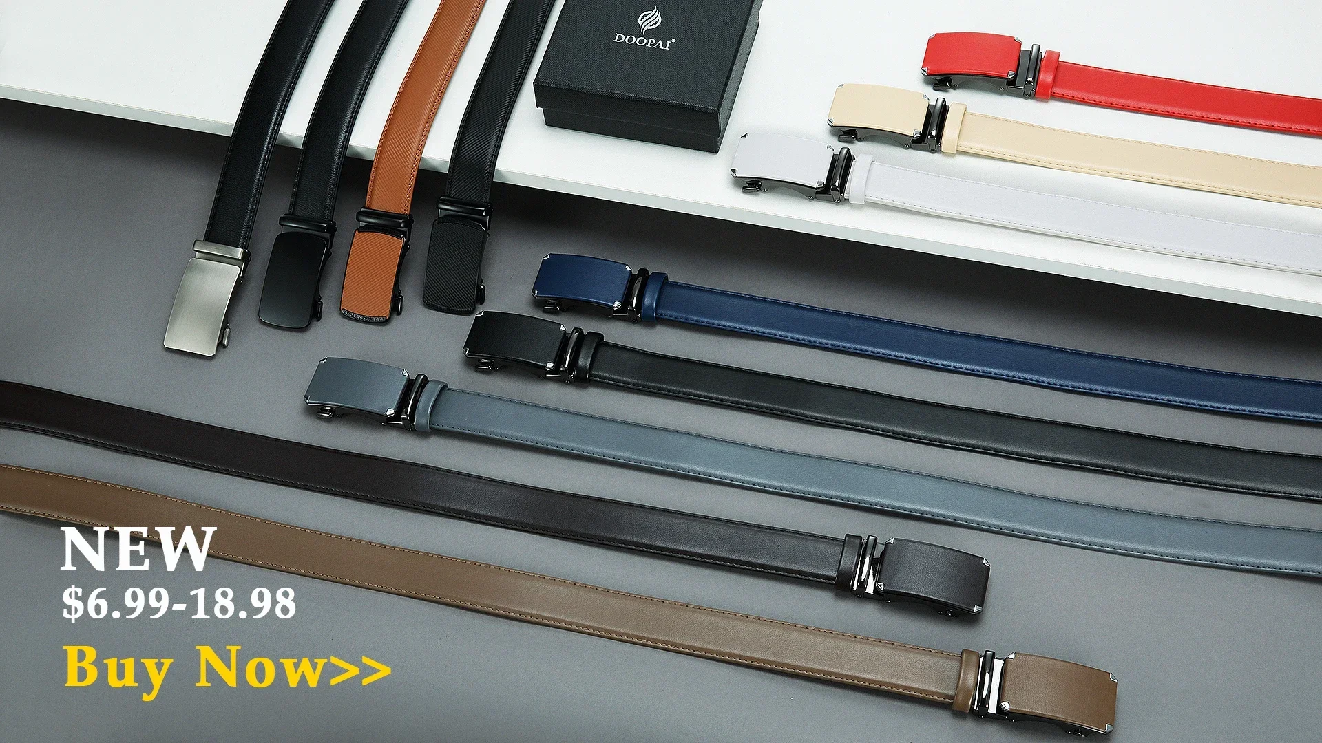 Neuer Golf Sport elastischer Gürtel taktischer Gürtel Metall automatische Schnalle harte Stretch Nylon Männer Militär gürtel 115-150cm große Gürtel – Detail 2