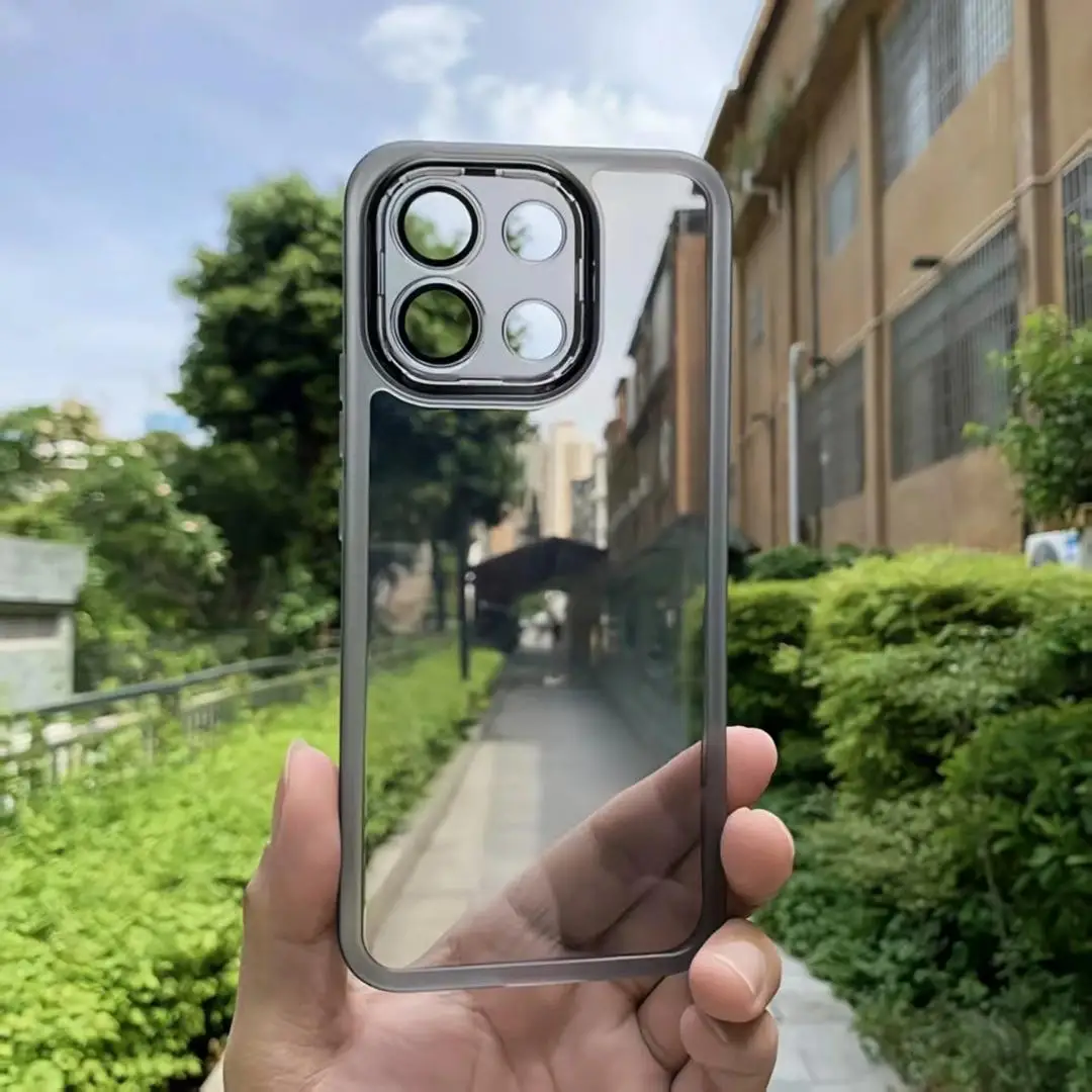 Luxury TPU Soft Silicone Shockproof Phone Case with Lens Protection and Bumper Design